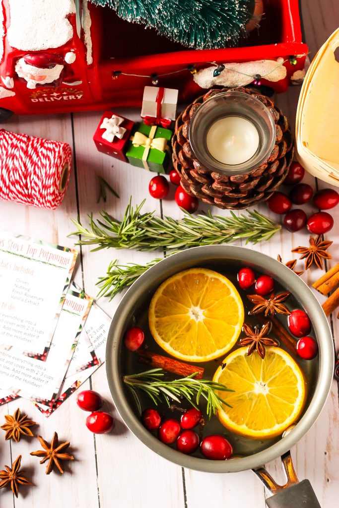 Christmas Stove Top Potpourri - Gift Package Idea and Free